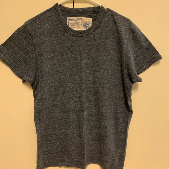 Franklin & Marshall Blue/Grey S.S. Tee-Shirt Large - Picture 1 of 5